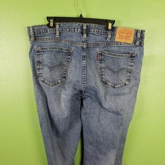 Levi's Men's Plus Size High Rise 541 Denim Cotton Jeans Size 42X30 - Picture 4 of 11